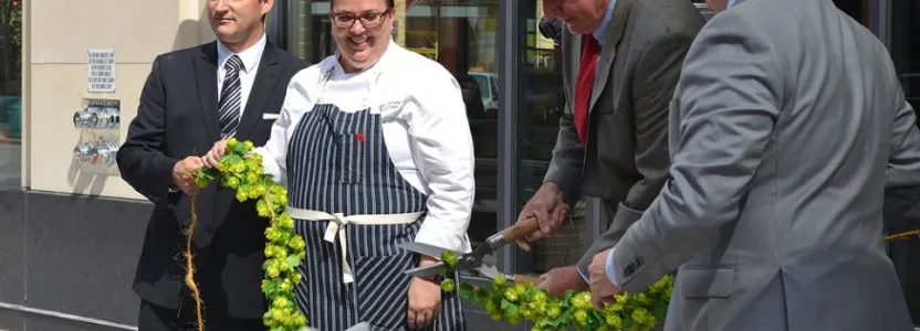 Kimpton Journeyman Celebrates Opening with Hops Cutting