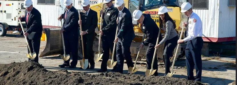 Groundbreaking for Hampton Inn &amp; Suites West Allis